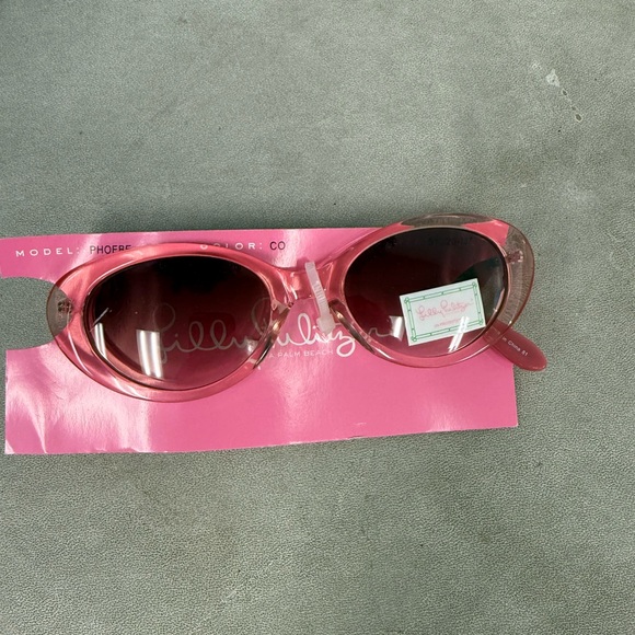 Lilly Pulitzer Sporty Pink Wraparound Sunglasses